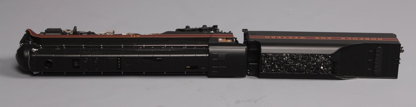 MTH 80-3265-1 HO Norfolk & Western 4-8-4 J Steam Locomotive with P-S 3.0 #611