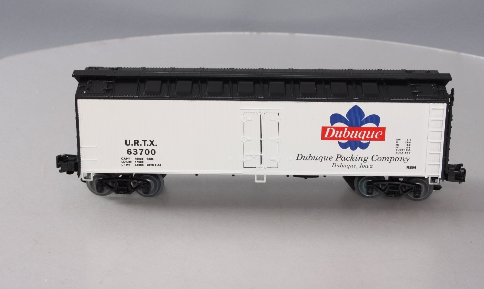 Weaver U3125 O Gauge Dubuque Wood Side Refrigerator Car #63786 (3-Rail) LN/Box