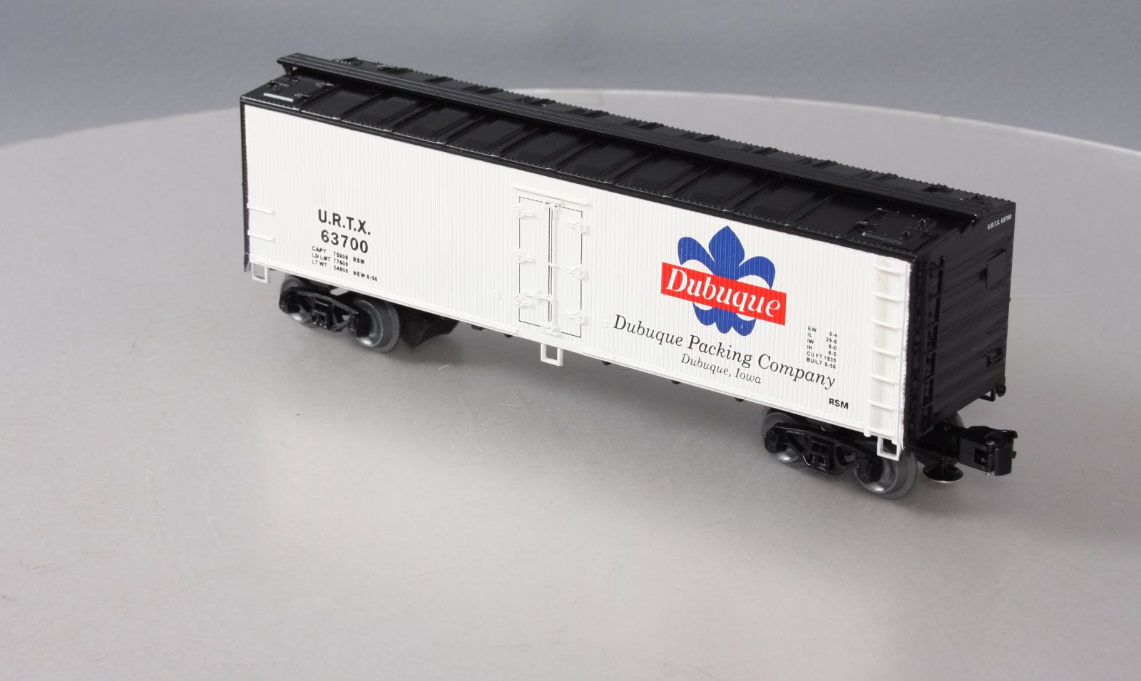 Weaver U3125 O Gauge Dubuque Wood Side Refrigerator Car #63786 (3-Rail) LN/Box