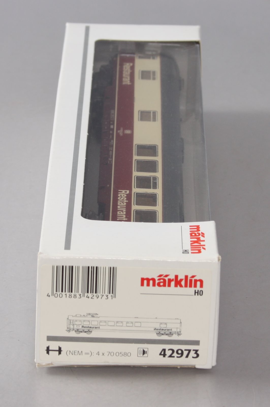 Marklin 42973 HO Scale DB Dining Car LN/Box