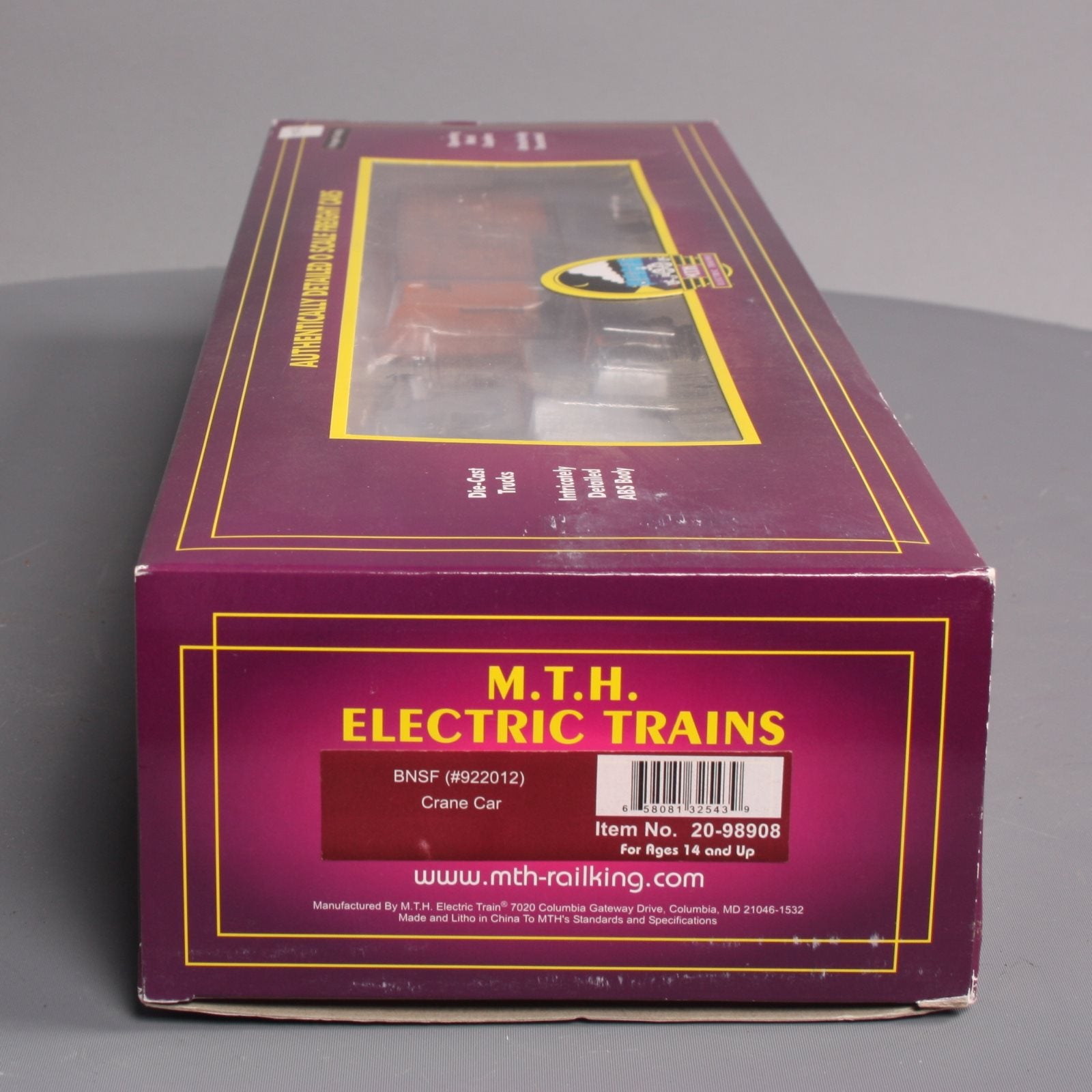MTH 20-98908 BNSF Crane Car