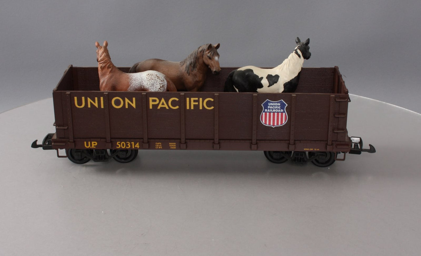 Piko 38725 G Union Pacific High-Side Gondola with Horses