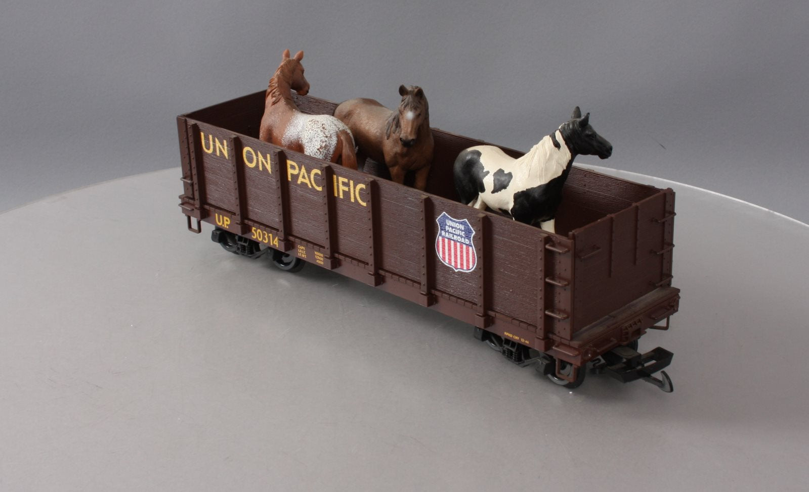 Piko 38725 G Union Pacific High-Side Gondola with Horses