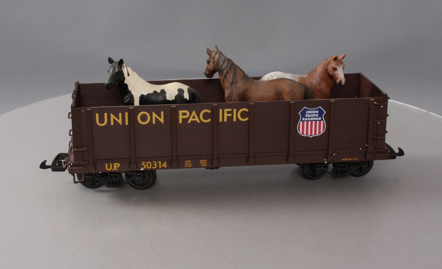 Piko 38725 G Union Pacific High-Side Gondola with Horses