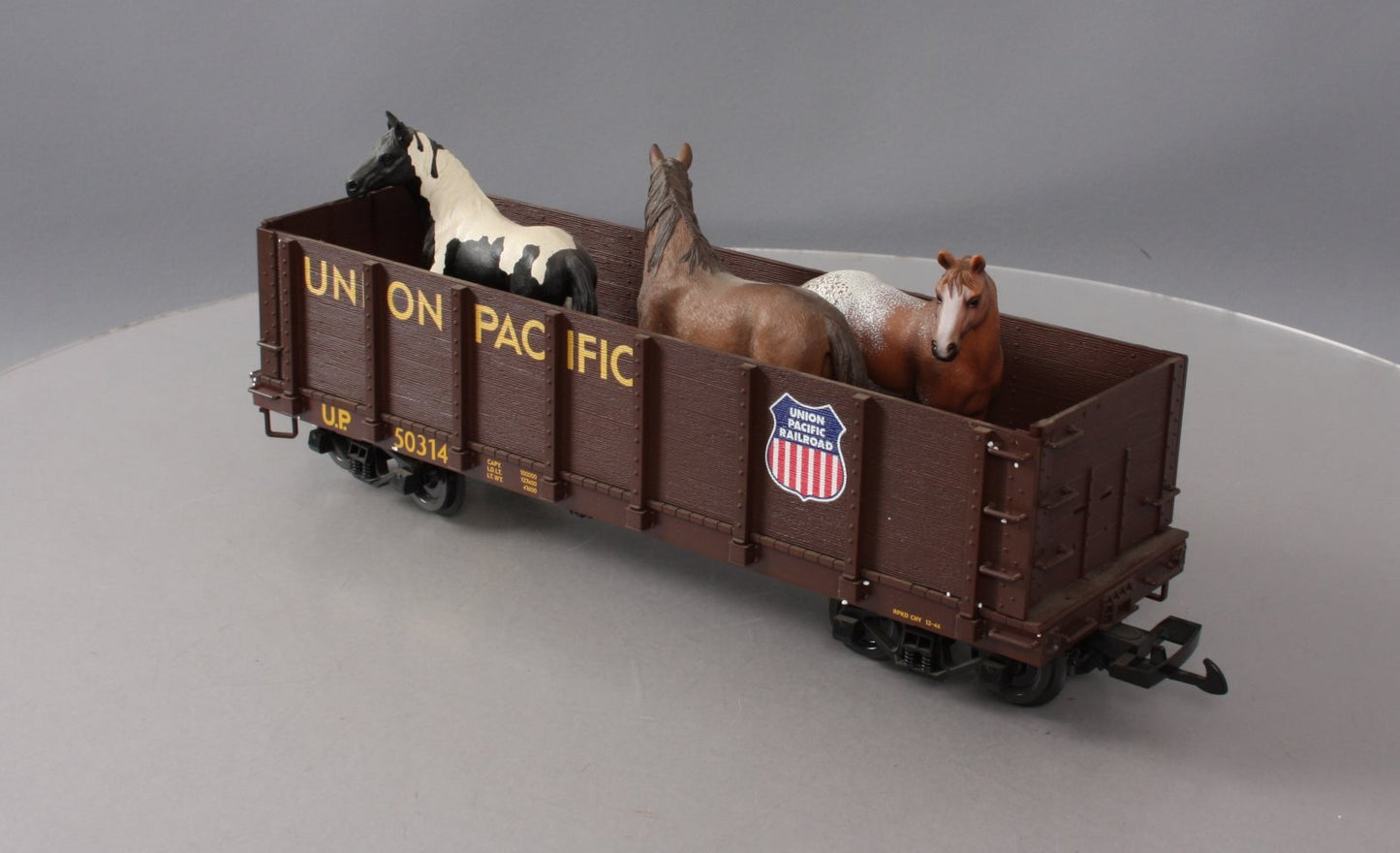 Piko 38725 G Union Pacific High-Side Gondola with Horses