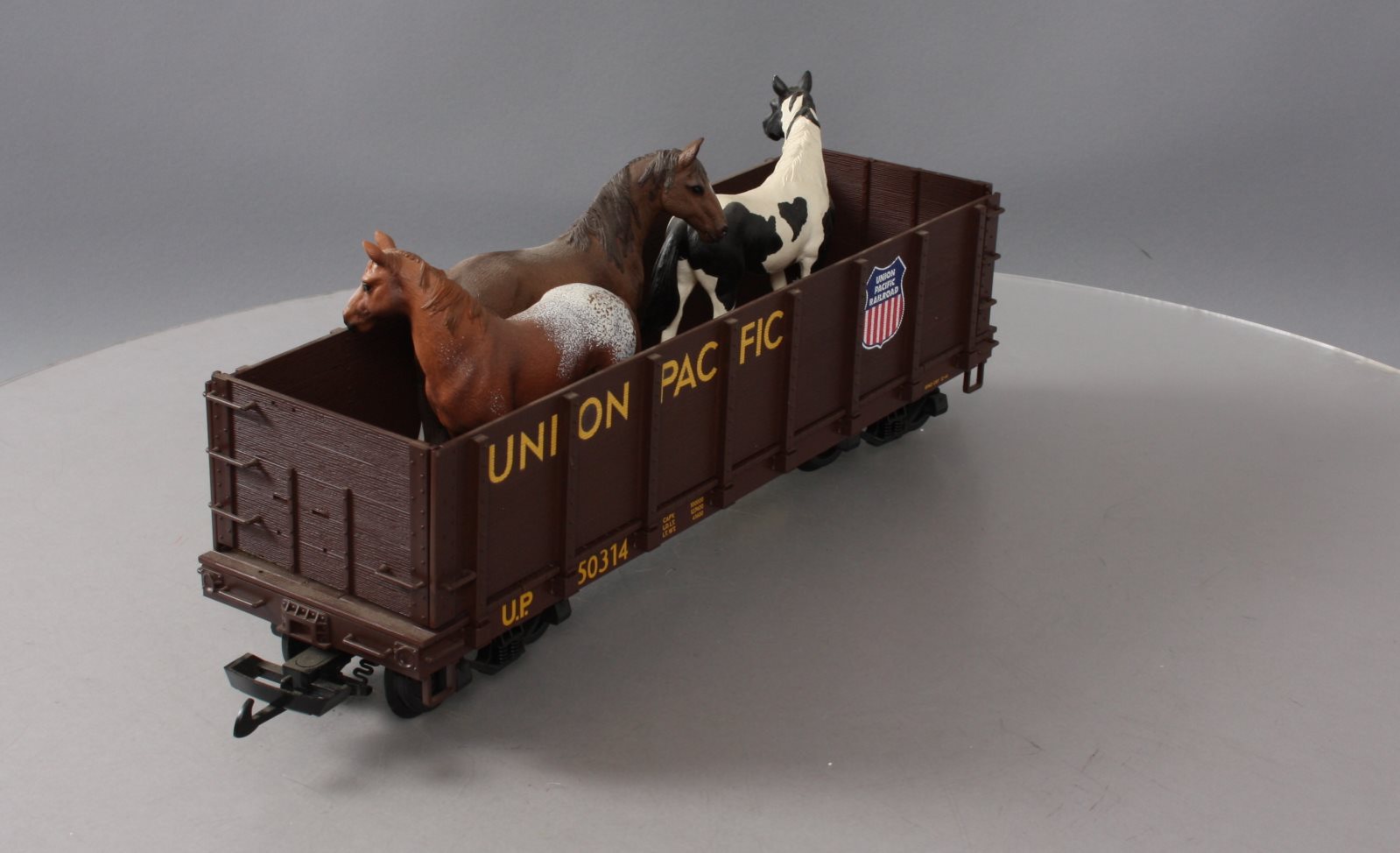 Piko 38725 G Union Pacific High-Side Gondola with Horses