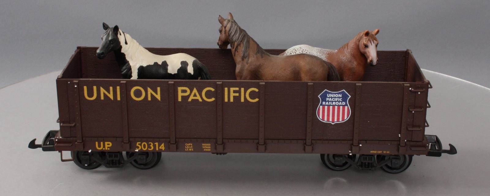 Piko 38725 G Union Pacific High-Side Gondola with Horses