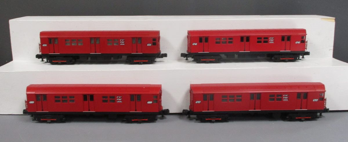 MTH 30-2392-1 O Gauge MTA Redbird R-17 4-Car Subway Set with Proto-Sound 2.0 LN/Box