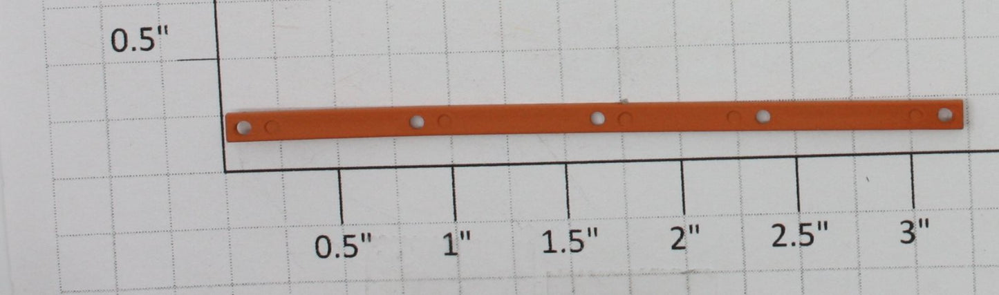USA Trains R22-650 G Medium Orange Ladder Rail