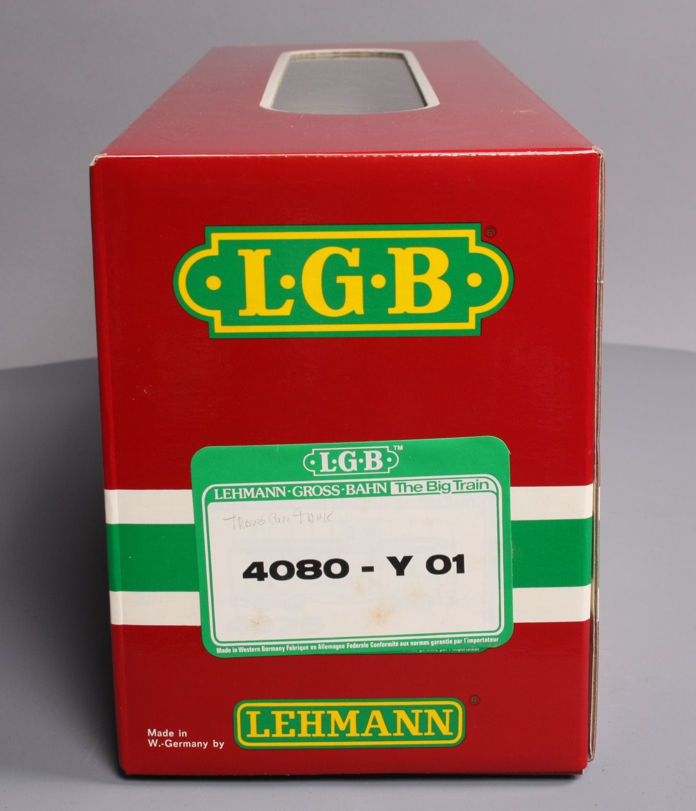 LGB 4080-Y01 G Scale Transcontinental Oil Single Dome Tank Car LN/Box