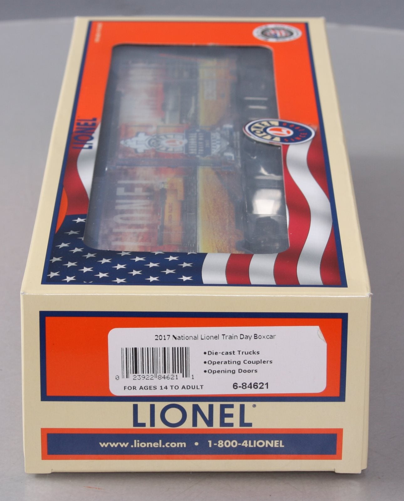 Lionel 6-84621 O 2017 National Train Day Boxcar LN/Box