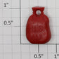 Lionel 161-17RR Red Mail Bag without Magnet