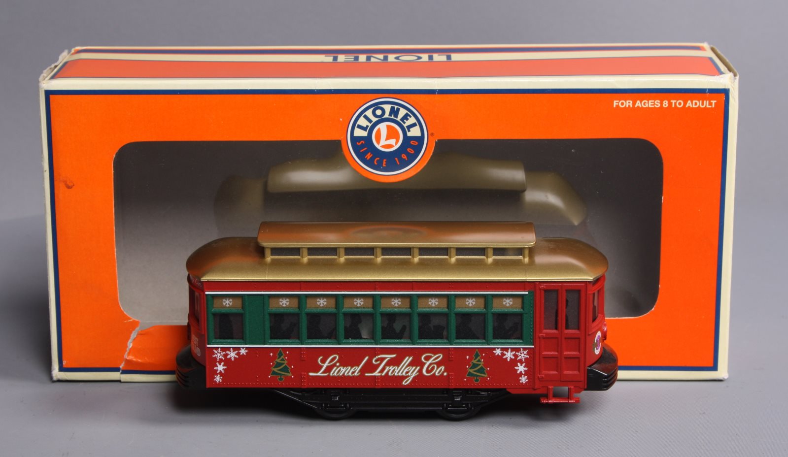 Lionel 6-28418 O Gauge Christmas Trolley NIB