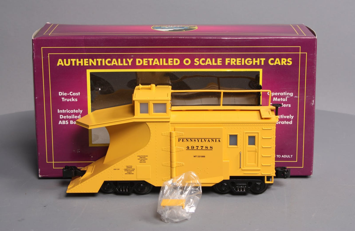 MTH 20-98208 O Gauge Pennsylvania Railroad Snow Plow #497788 LN/Box