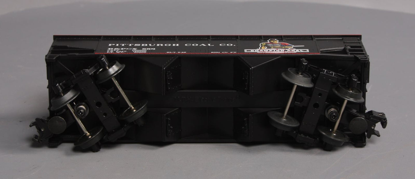 MTH 20-97517 O Pittsburgh/Champion 2-Bay Offset Hopper Car w/Coal Load #859 LN/Box
