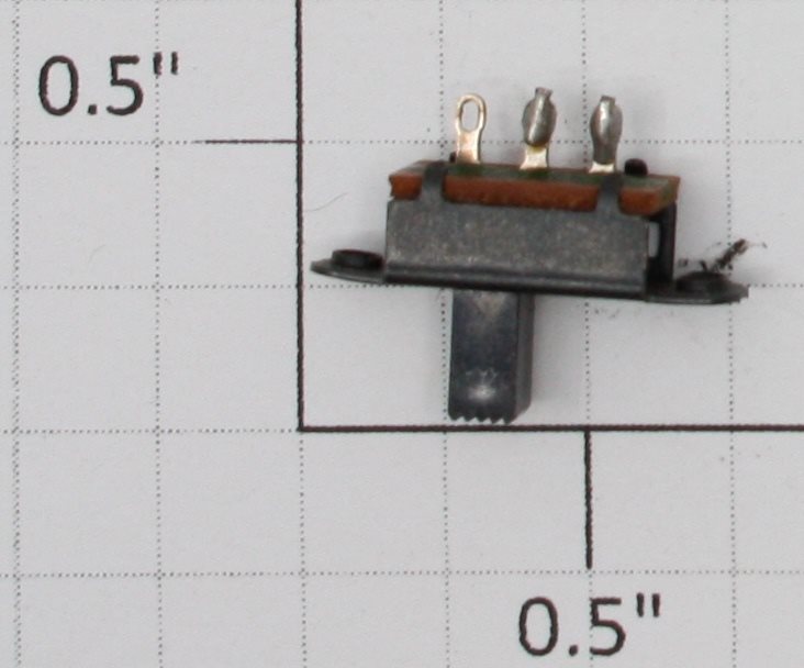 Lionel 625-3664-303X DPST Miniature Slide Switch with Tall Lever