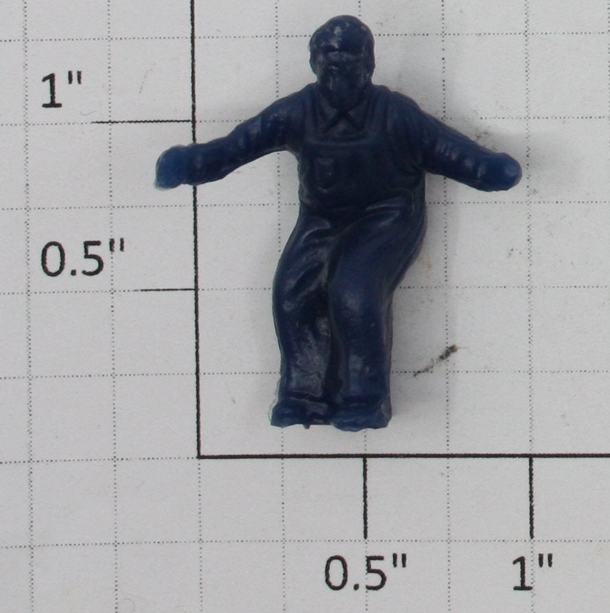 Lionel 3464-17 Blue Unpainted Operating Boxcar Figure w/ Arms Out