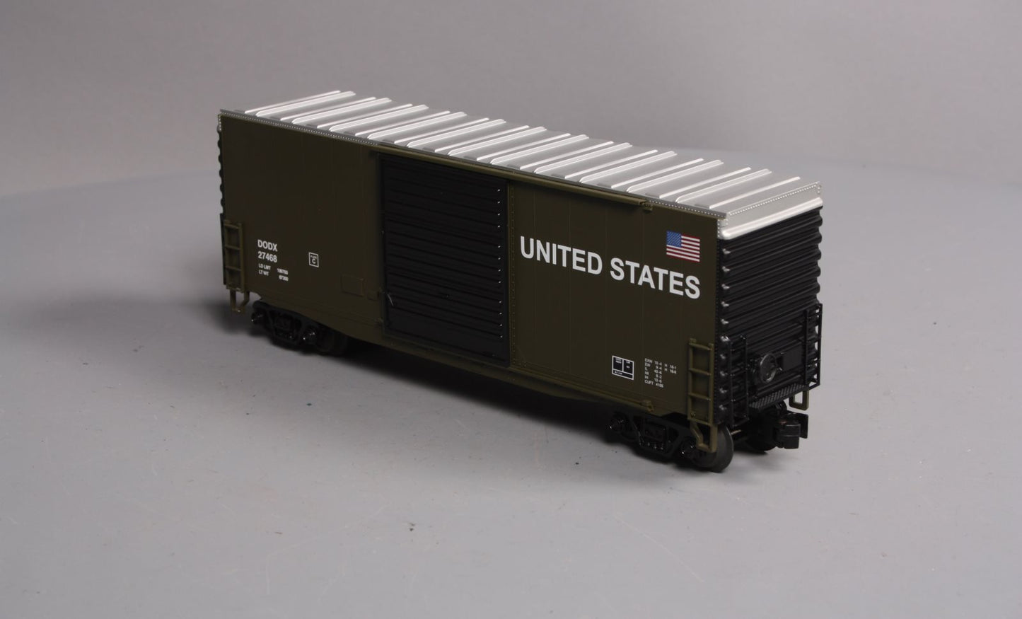 MTH 30-74689 O U.S. Army 40' High Cube Box Car #27468
