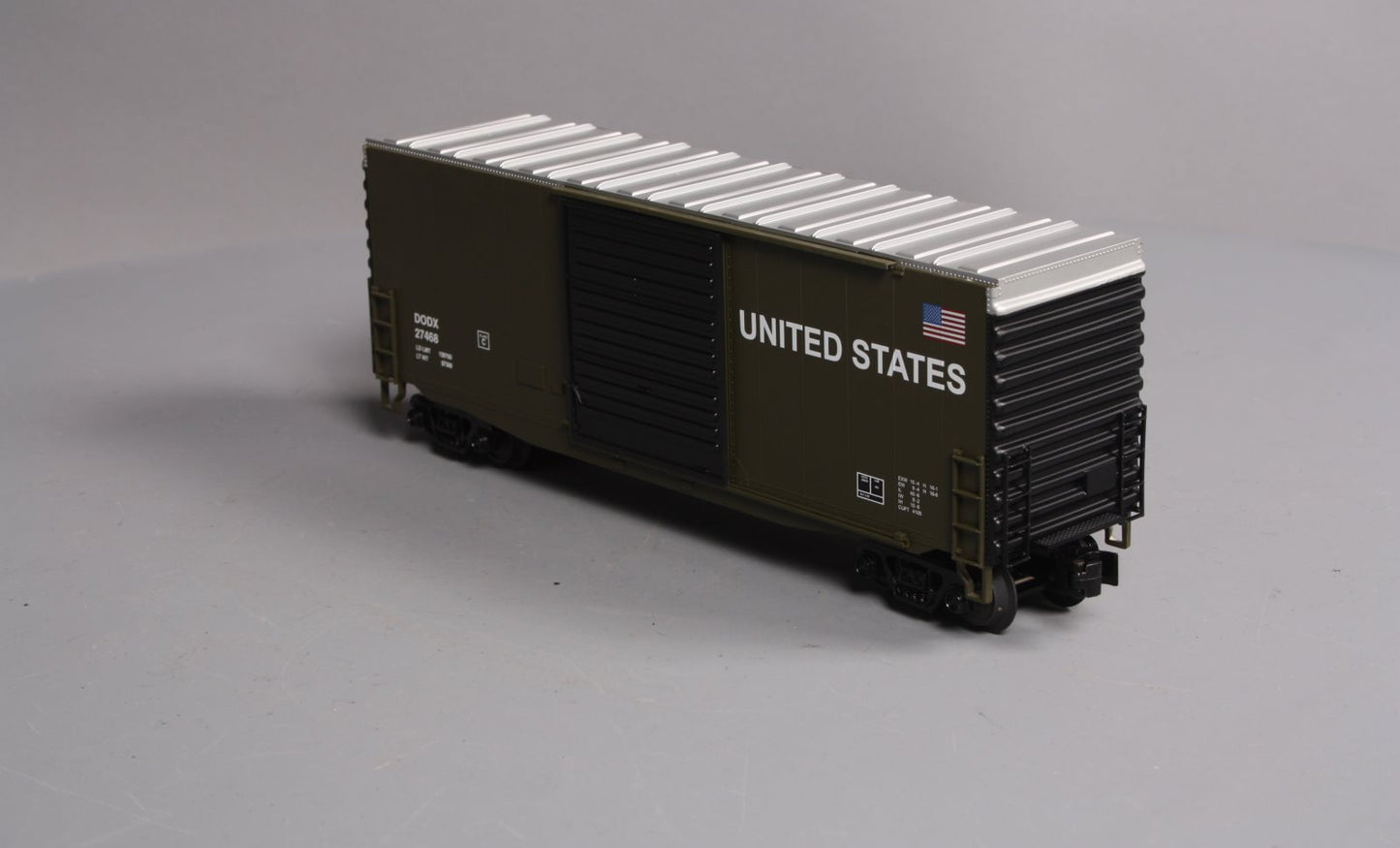 MTH 30-74689 O U.S. Army 40' High Cube Box Car #27468