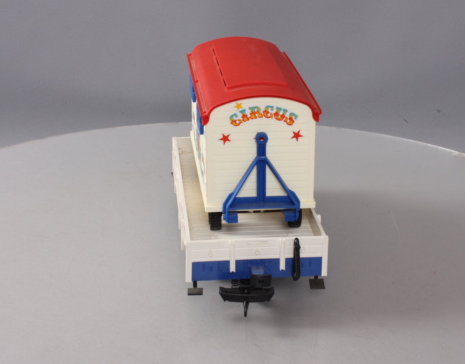 LGB 4037 G Scale Circus Flatcar with Cassa Trailer EX/Box