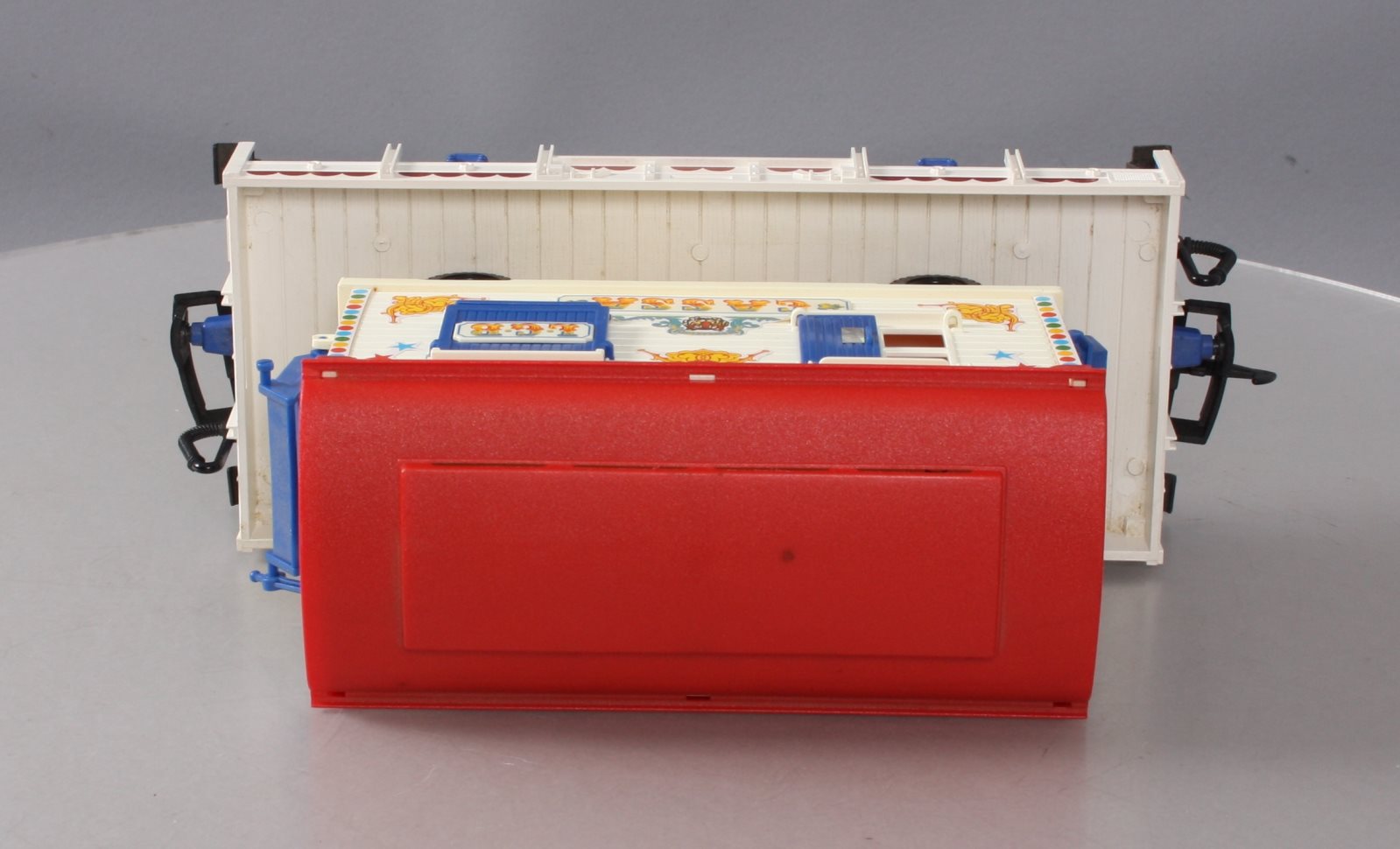 LGB 4037 G Scale Circus Flatcar with Cassa Trailer EX/Box