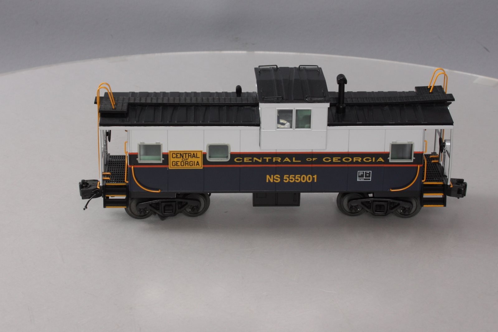 MTH 20-91412 O Central of Georgia Extended Vision Caboose #555001