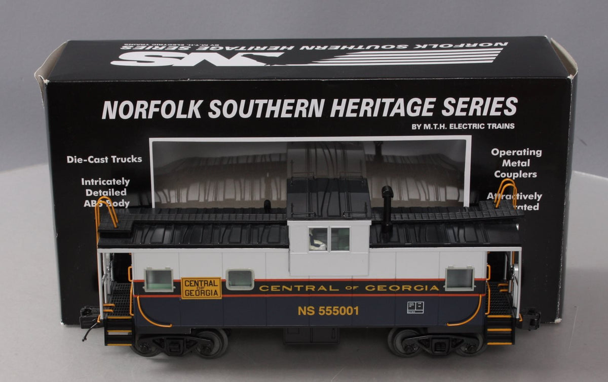 MTH 20-91412 O Central of Georgia Extended Vision Caboose #555001 LN/Box