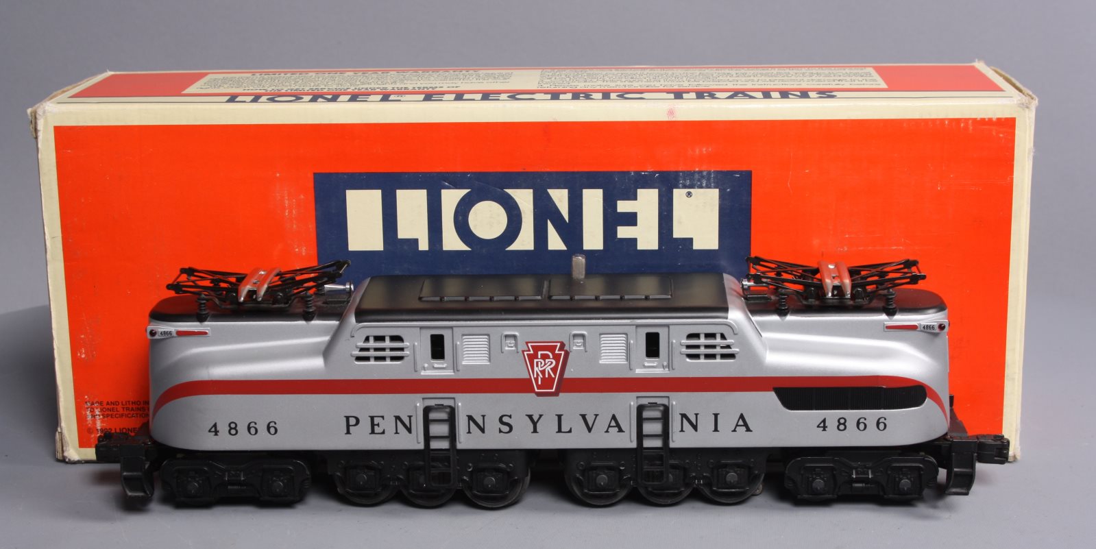 Lionel 6-18308 O Gauge Pennsylvania Silver GG-1 Electric Locomotive #4866 LN/Box