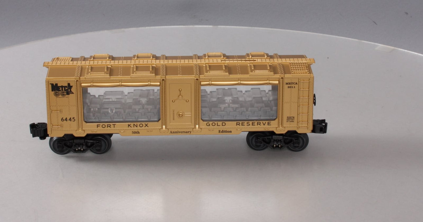 Lionel 6-52574 O Gauge METCA 50th Anniversary Fort Knox Mint Car #6445 LN/Box