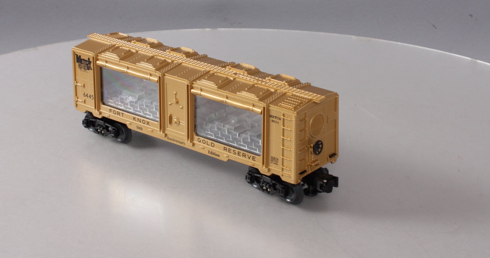 Lionel 6-52574 O Gauge METCA 50th Anniversary Fort Knox Mint Car #6445 LN/Box