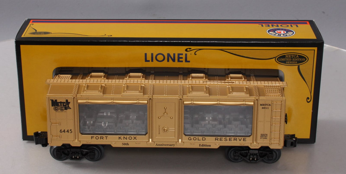 Lionel 6-52574 O Gauge METCA 50th Anniversary Fort Knox Mint Car #6445 LN/Box