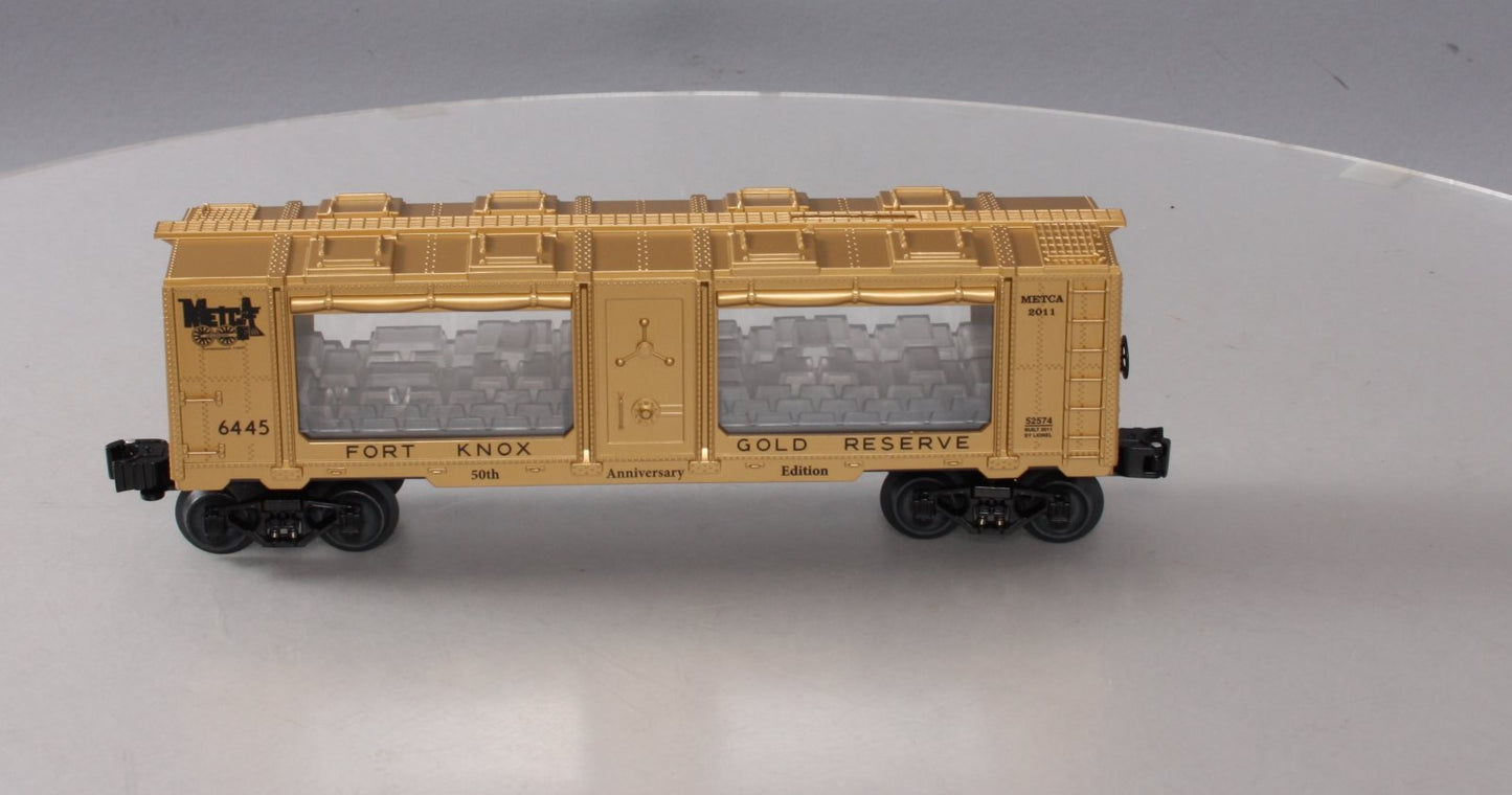 Lionel 6-52574 O Gauge METCA 50th Anniversary Fort Knox Mint Car #6445 LN/Box