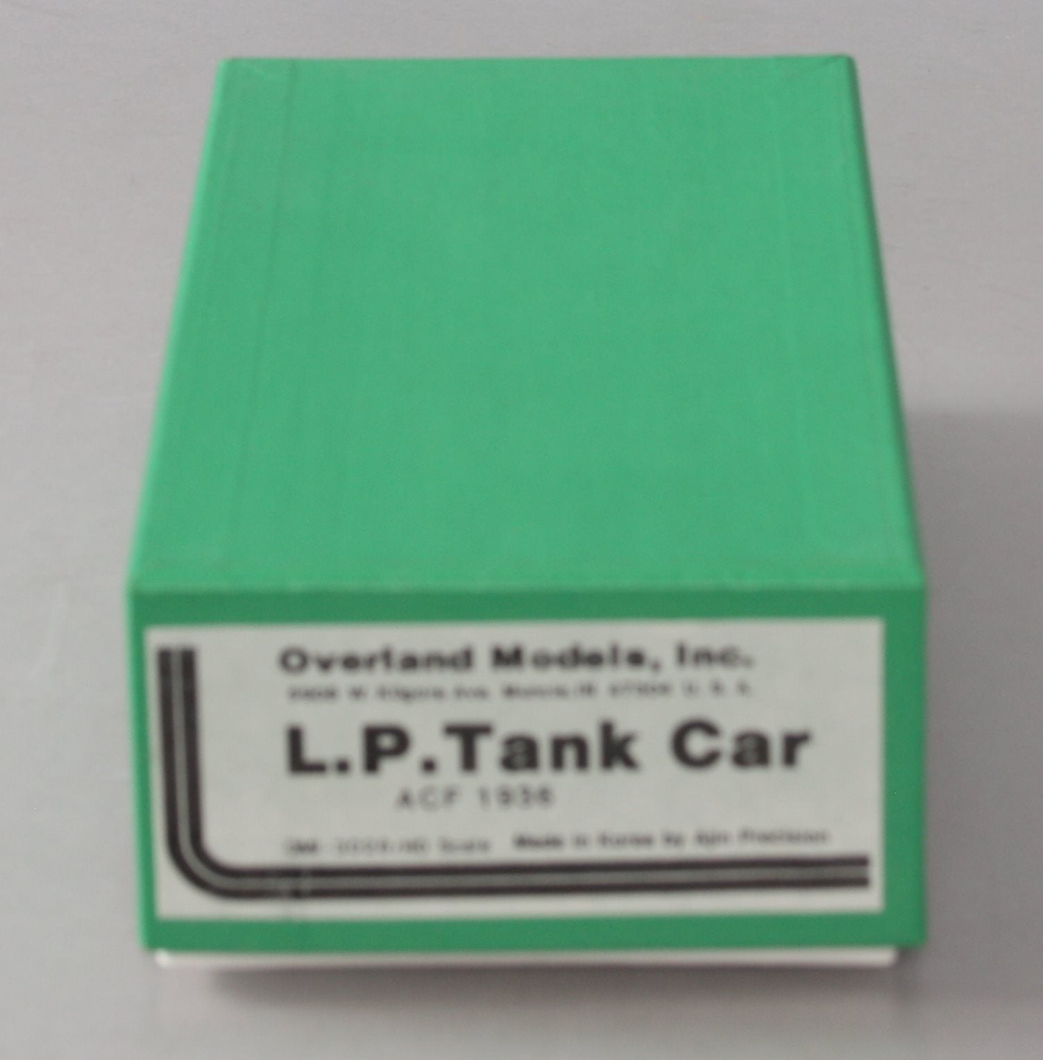 Overland 3028 HO BRASS L.P. Tank Car - Unpainted LN/Box