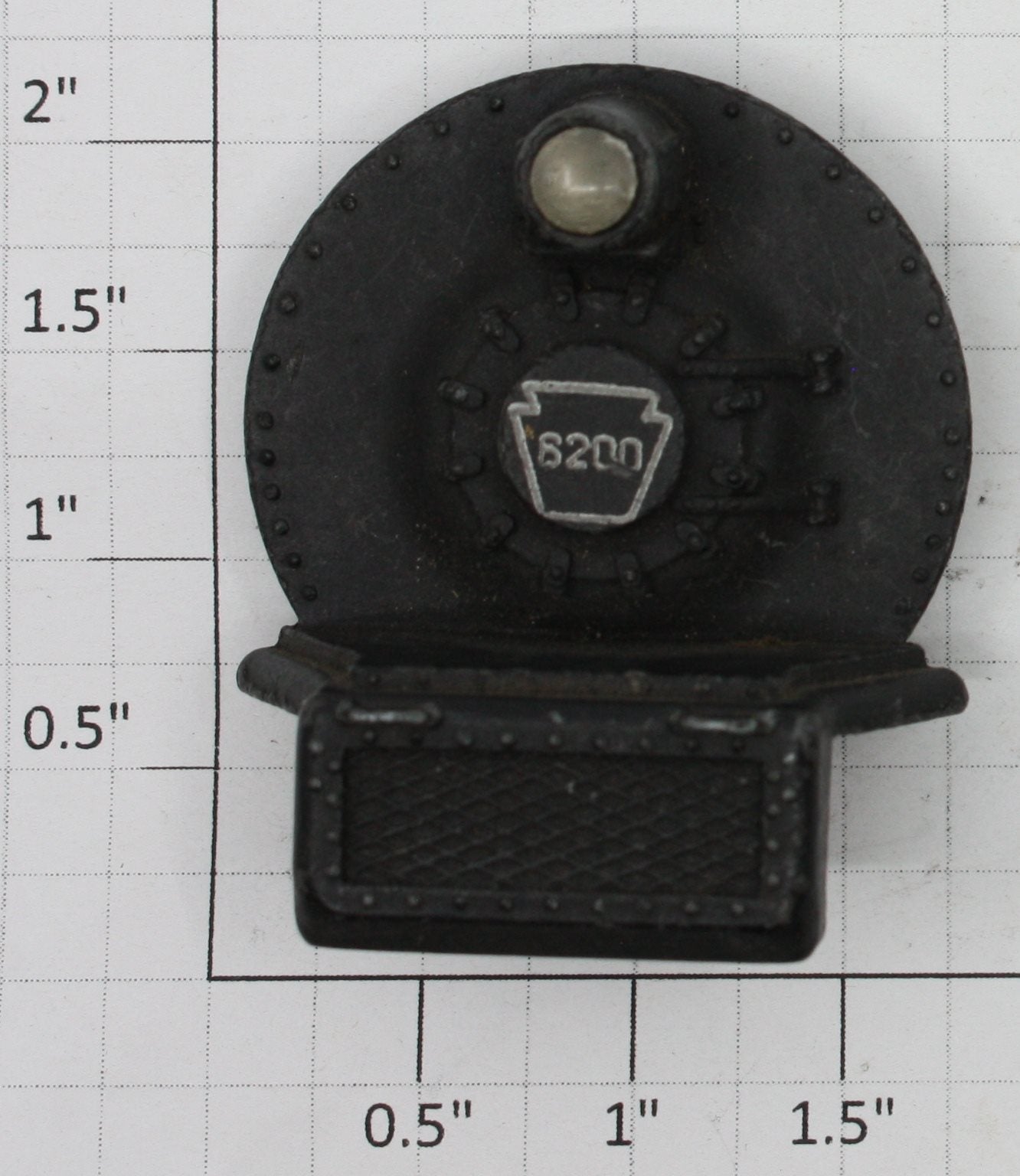 Lionel 671-6200B 1946 Early Ver. Smoke Bulb Boiler Front w/ Rubber Stamped