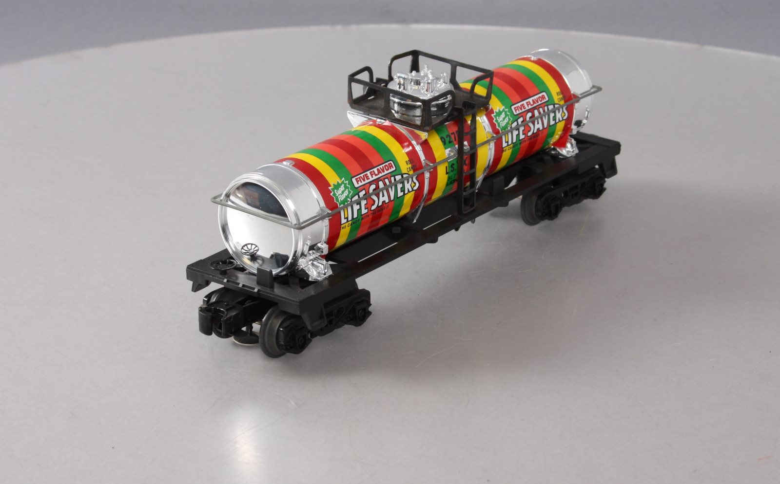 Lionel 6-9278 O Gauge Lifesavers Chrome Plated Single Dome Tank Car NIB