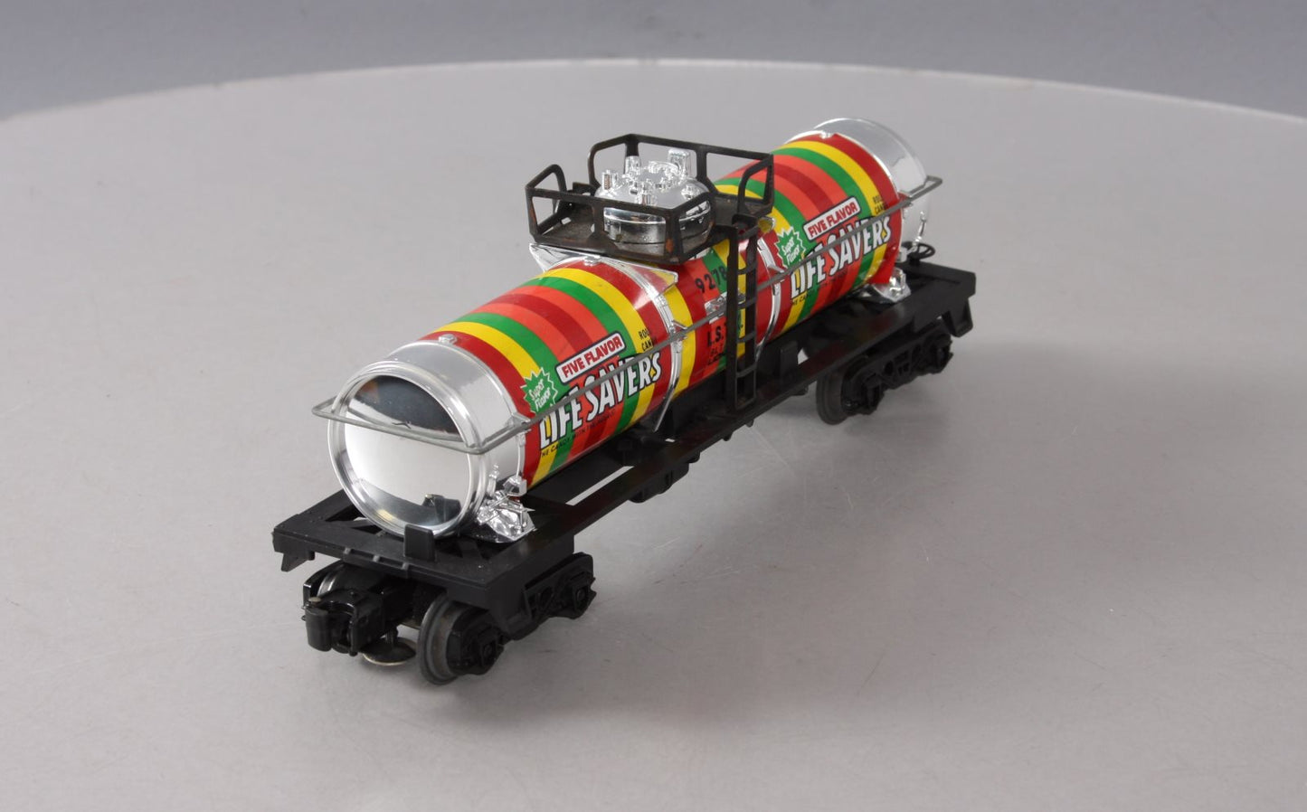 Lionel 6-9278 O Gauge Lifesavers Chrome Plated Single Dome Tank Car NIB