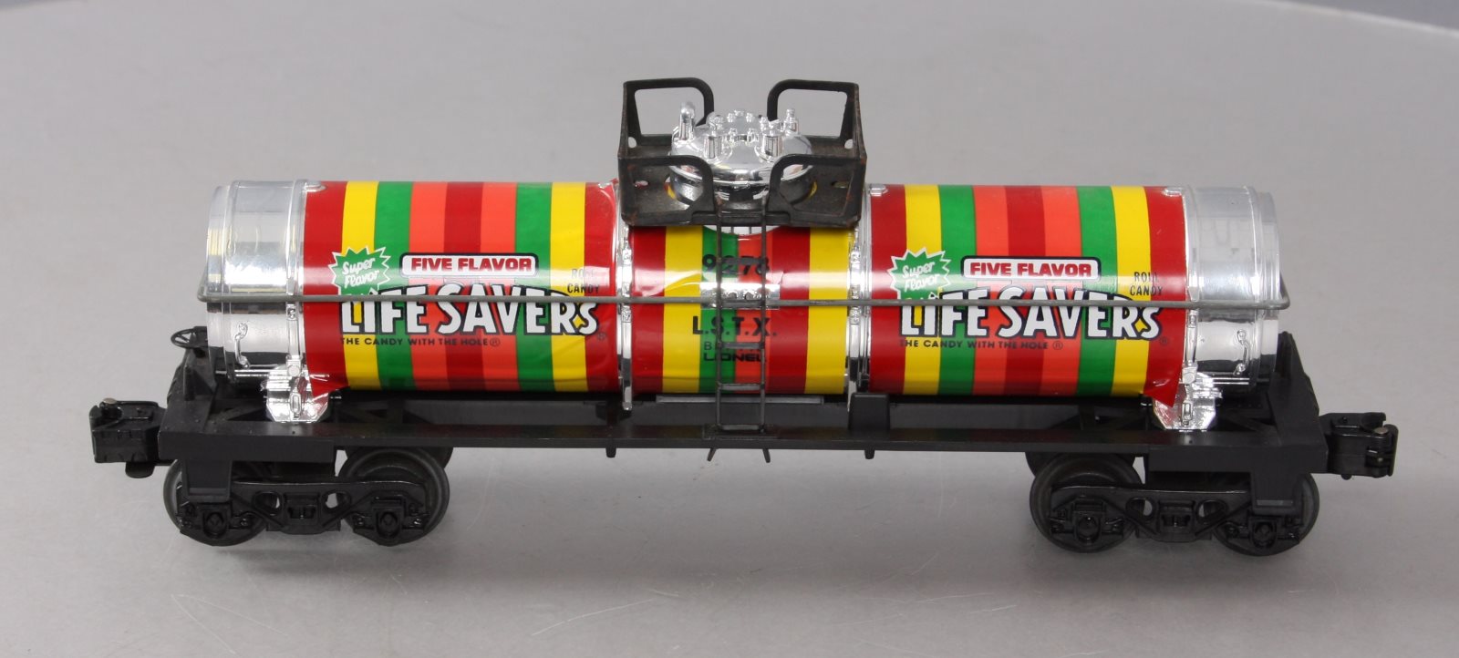 Lionel 6-9278 O Gauge Lifesavers Chrome Plated Single Dome Tank Car NIB