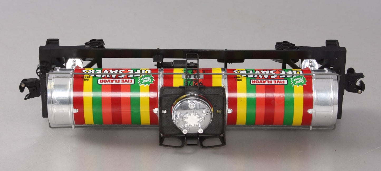 Lionel 6-9278 O Gauge Lifesavers Chrome Plated Single Dome Tank Car EX/Box