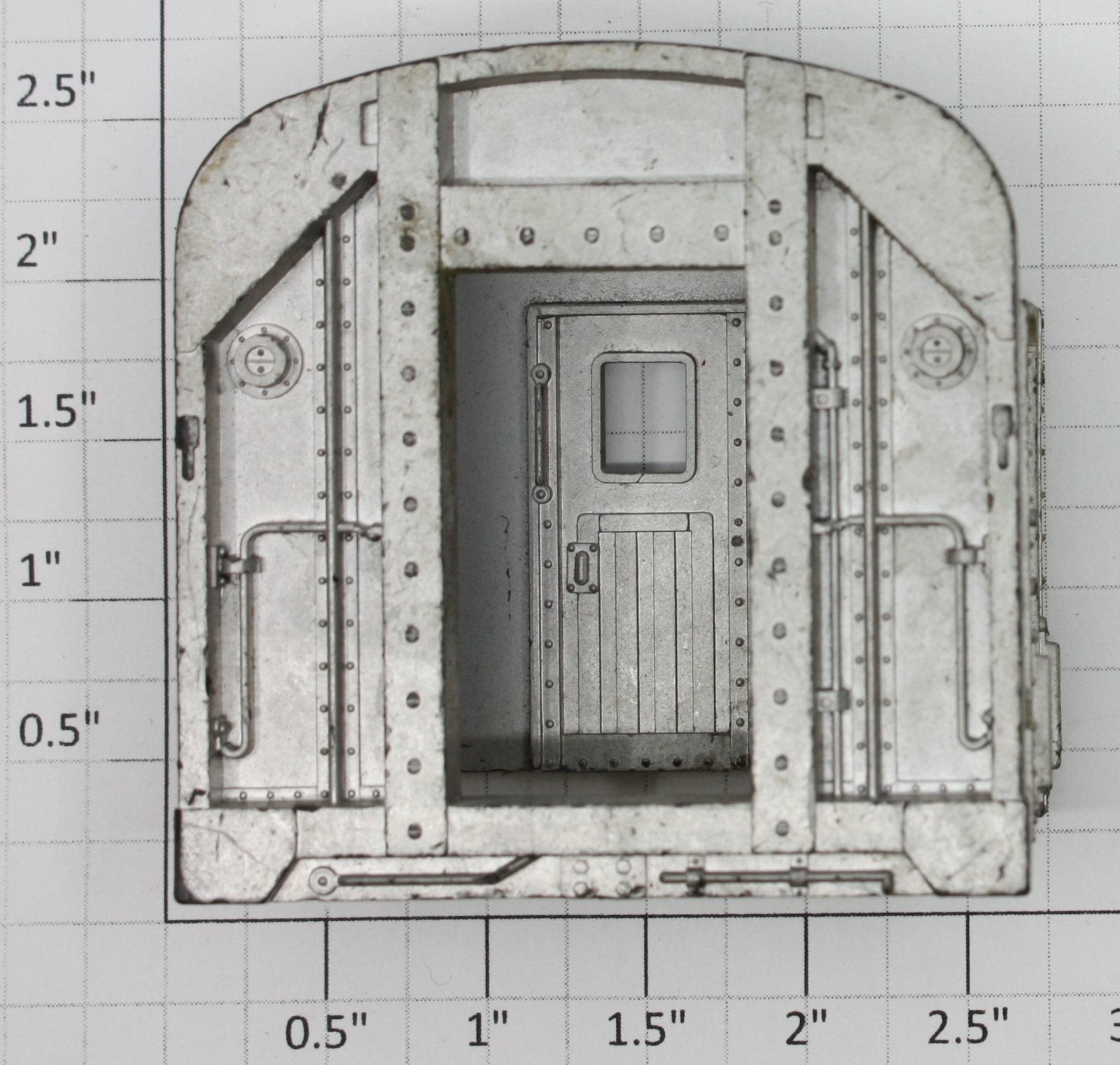 Lionel 2532-42 Silver Vestibule End with Bulkhead