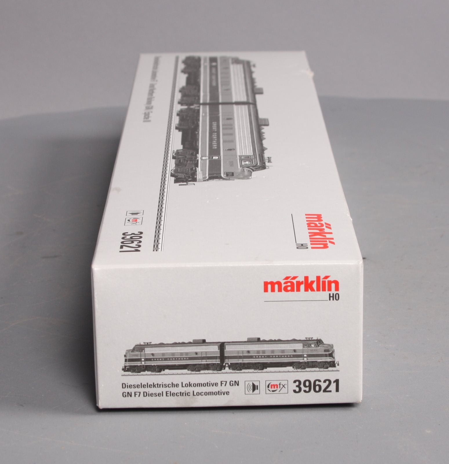 Marklin 39621 HO Great Northern F7 A/A Diesel Electric Loco MFX+ w/Sound LN/Box
