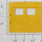 Lionel 9589-14yel Yellow Baggage Car Door
