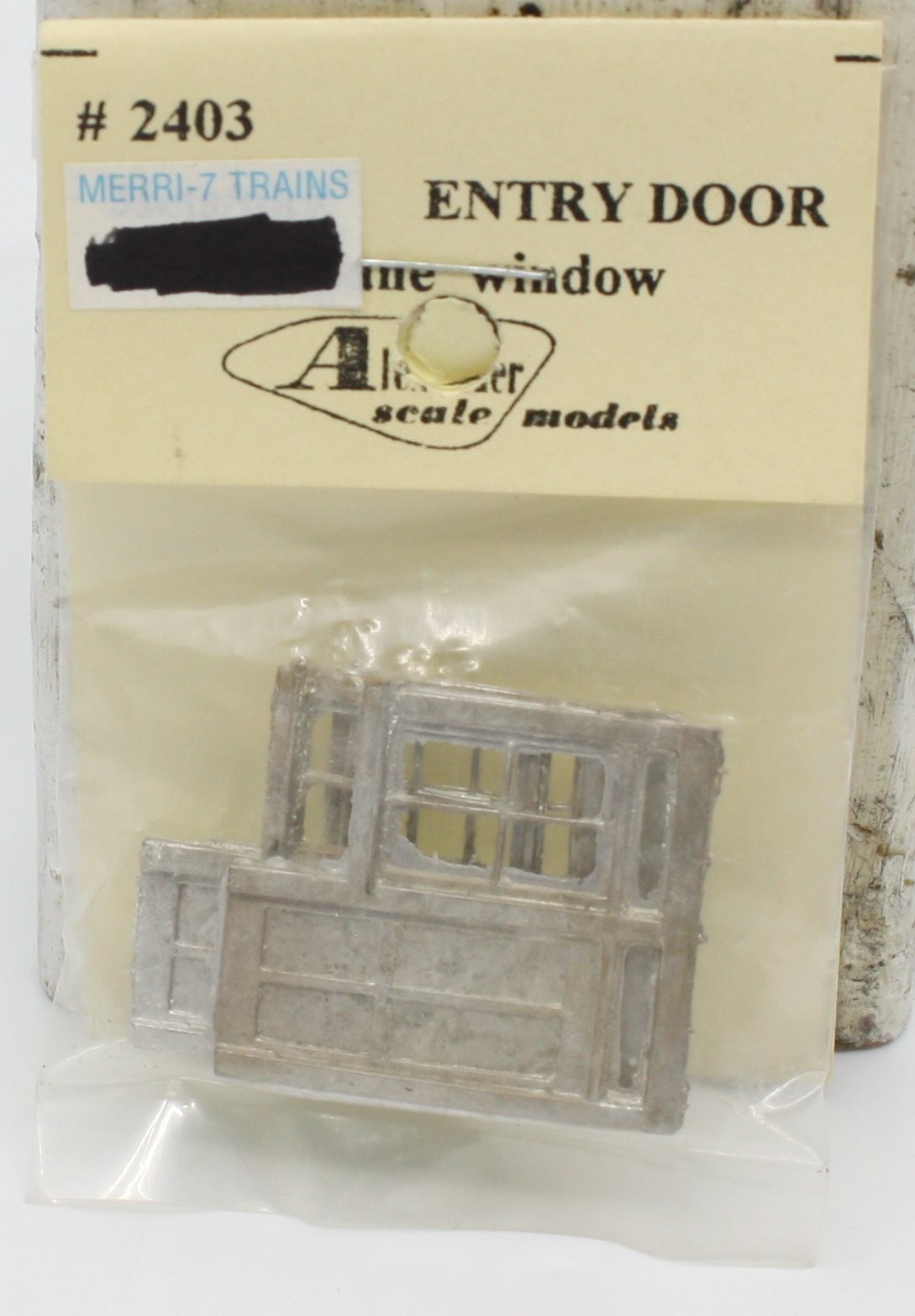 Alexander Scale 2403 HO Entry Door (Pack of 3)