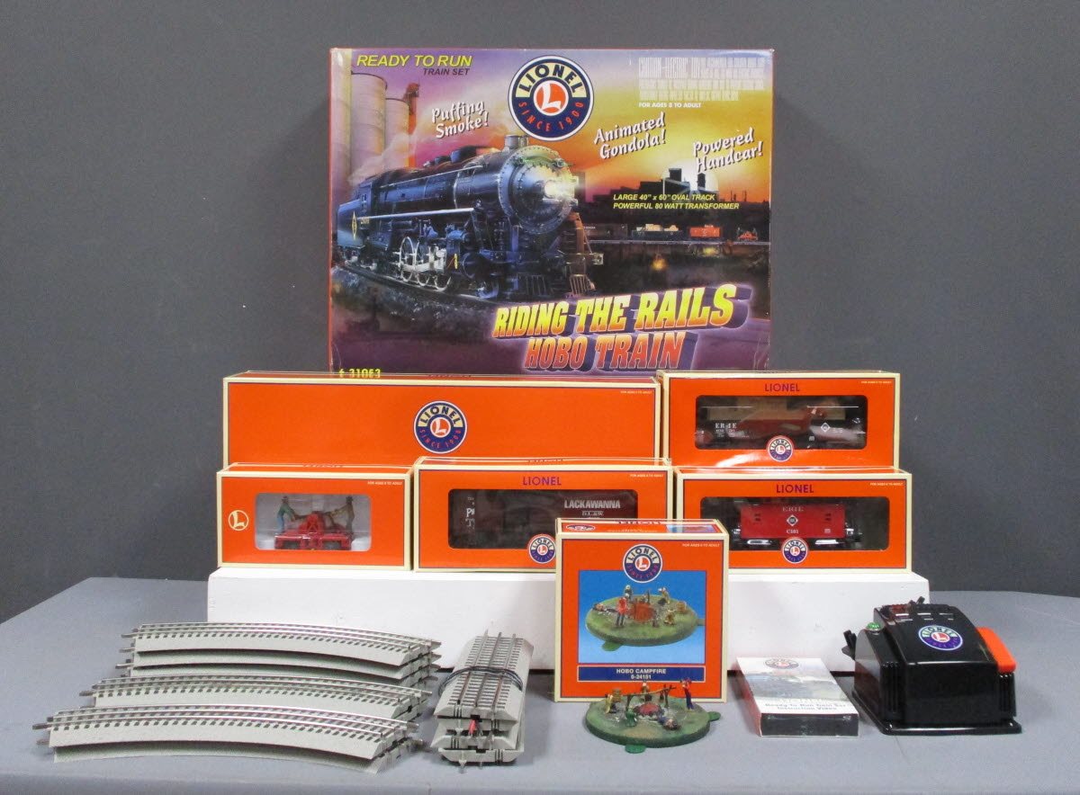 Lionel 6-31953 O EL Riding The Rails Hobo Steam Train Set MT/Box