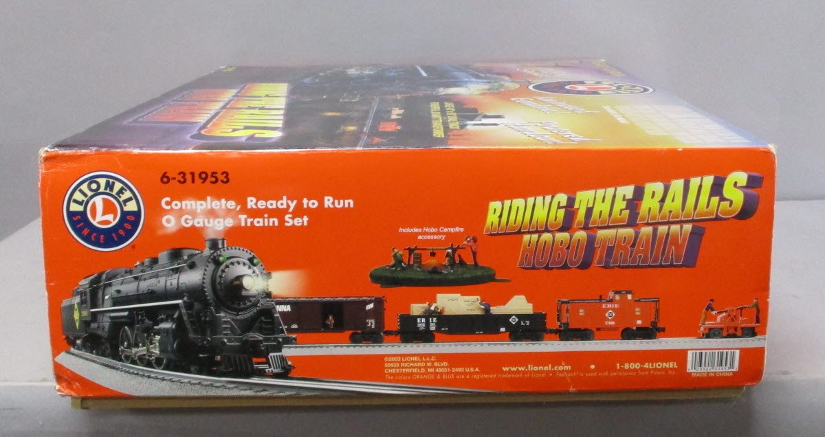 Lionel 6-31953 O EL Riding The Rails Hobo Steam Train Set MT/Box