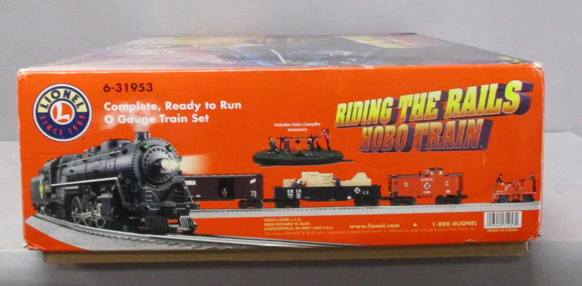 Lionel 6-31953 O EL Riding The Rails Hobo Steam Train Set MT/Box