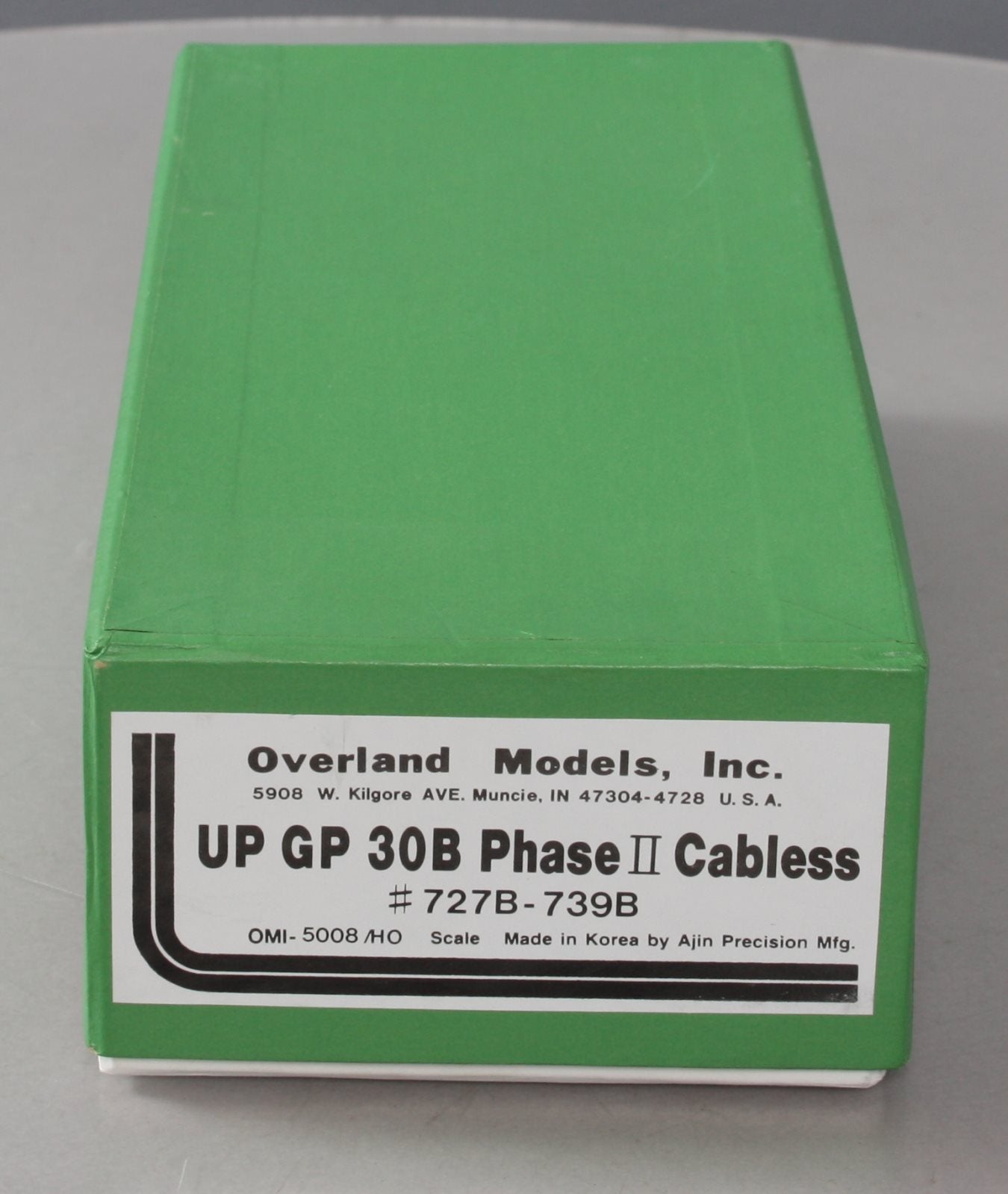 Overland 5008 HO BRASS UP GP-30B Phase II Cabless Diesel - Unpainted LN/Box