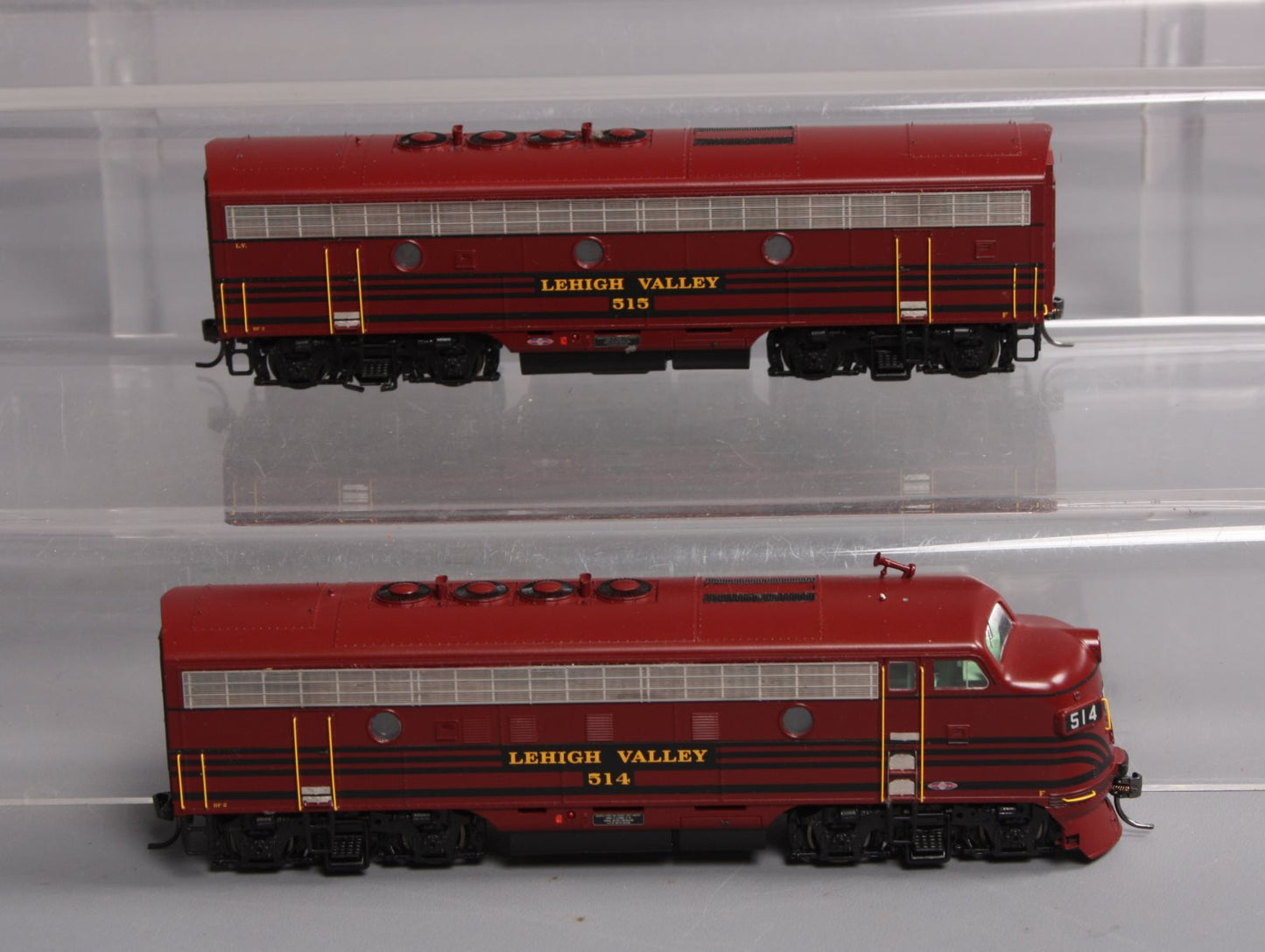 Athearn G2504 HO Scale Lehigh Valley EMD F3A Diesel Locomotive Set LN/Box
