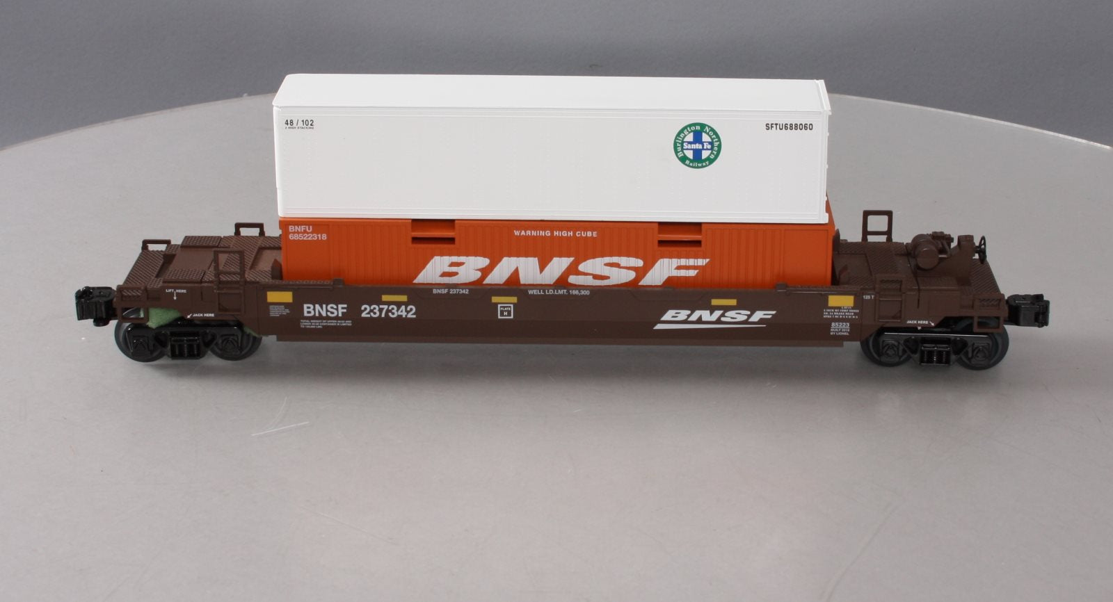 Lionel 6-85223 O Burlington Northern Santa Fe Maxi-Stack #85223
