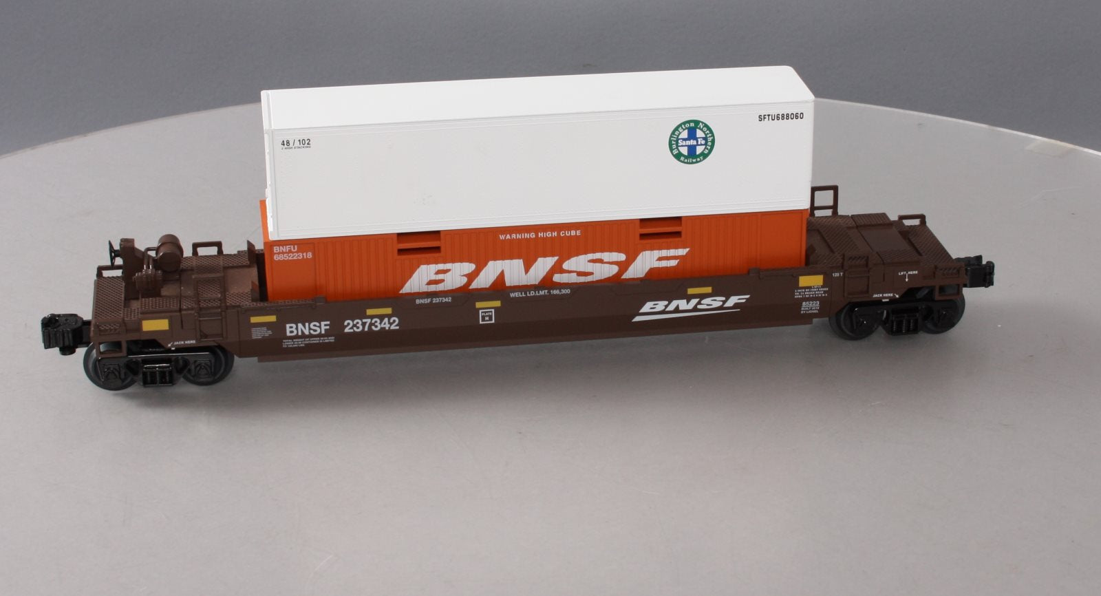 Lionel 6-85223 O Burlington Northern Santa Fe Maxi-Stack #85223