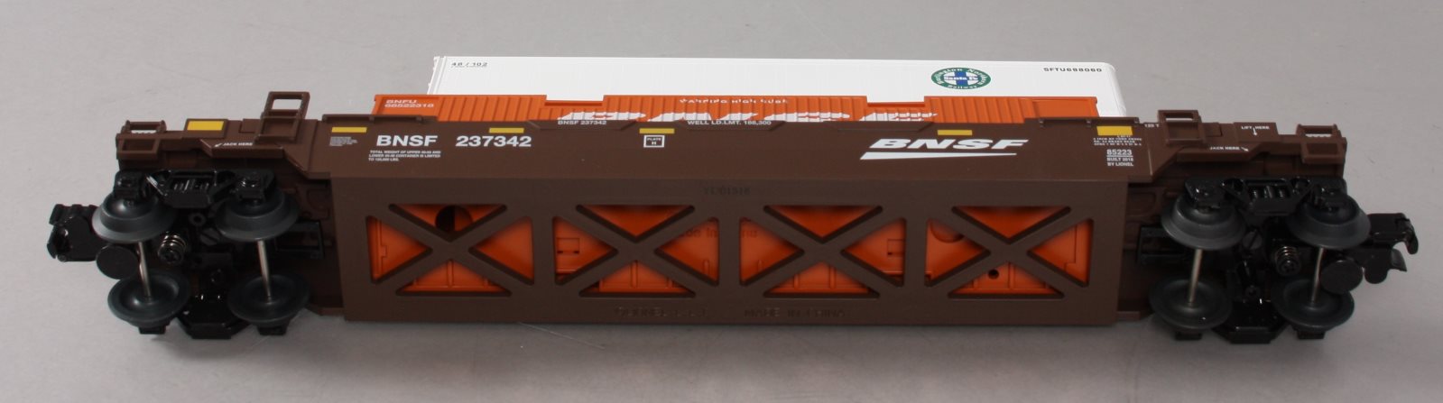 Lionel 6-85223 O Burlington Northern Santa Fe Maxi-Stack #85223